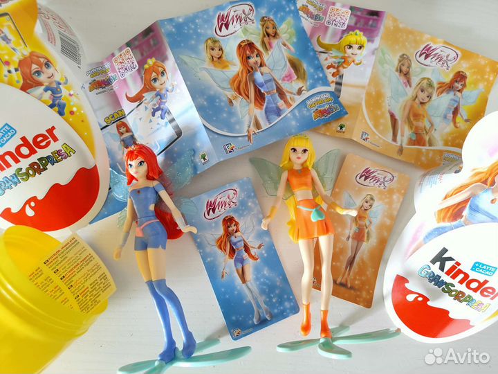 Эксклюзивные фигурки Winx reboot Kinder Maxi 2023
