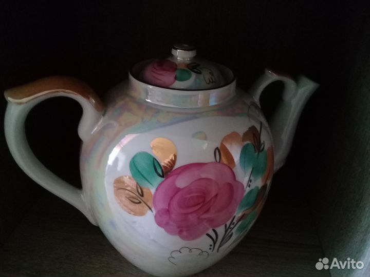 Дулёво фарфор Чайник Русский 4.5 л Новый