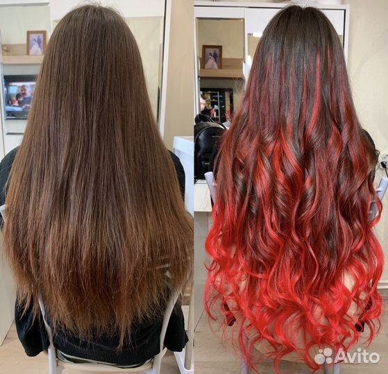 Наращивание волос / коррекция / снятие