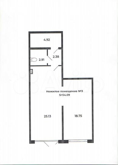 Торговая площадь, 59.99 м²