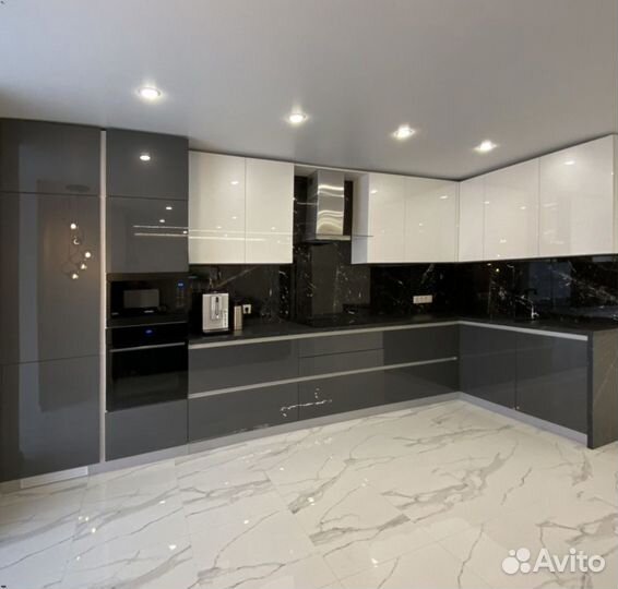 Кухня Оттенки Серого на заказ собственное производство