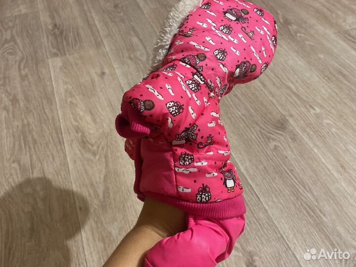Зимний комбинезон для мелких собак