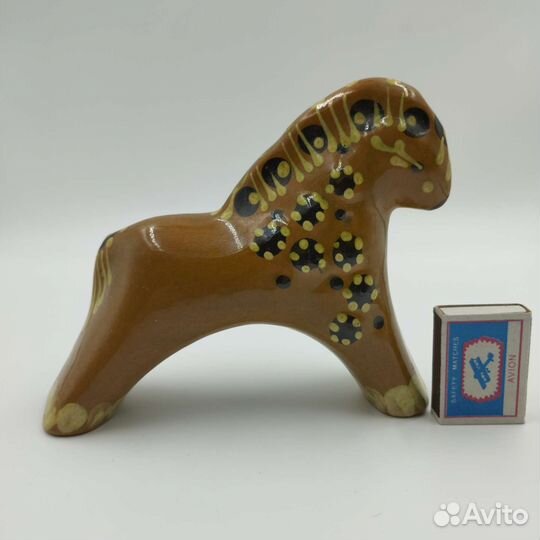 Статуэтка Лошадка. Майолика. Винтаж