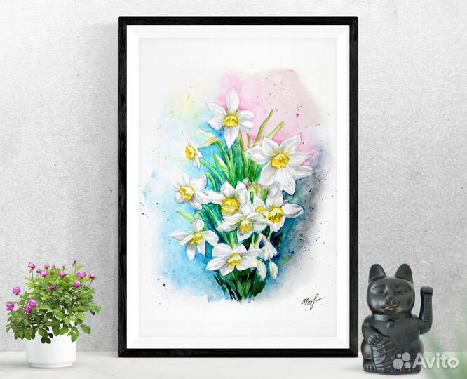 Картина акварель 
