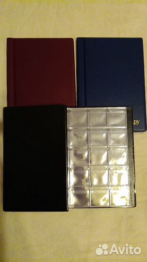 Альбомы для монет: на -192, 150 и 60 ячеек