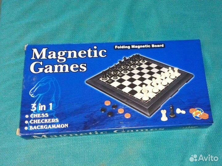Шахматы нарды шашки 3 в 1