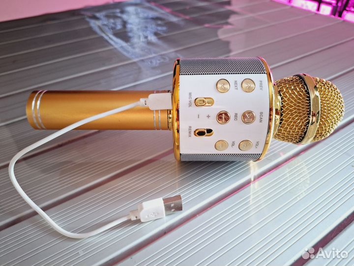 Караоке микрофон детский