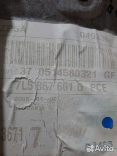 Обшивка двери багажника Porsche Cayenne