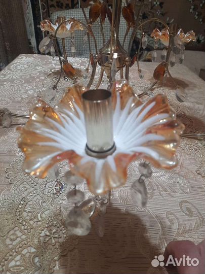Люстра из венецианского стекла 