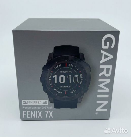 Умные часы Garmin Fenix 7X Saphire Solar