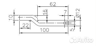 Палец для петли борта прицепа bschg 10-14-E Winte