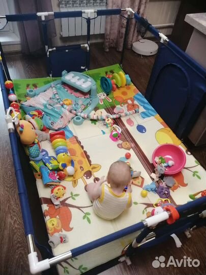 Большой детский манеж бу