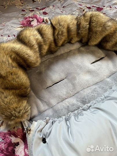 Зимний конверт в коляску