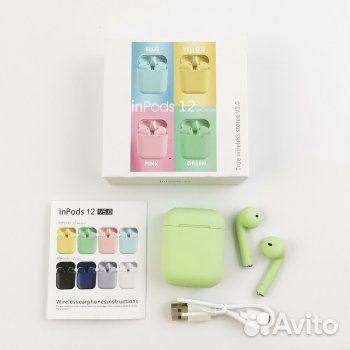 Наушники-гарнитура i12 сенсорные с анимацией