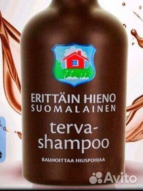 Финский дегтярный шампунь Erittain Hieno,300 мл