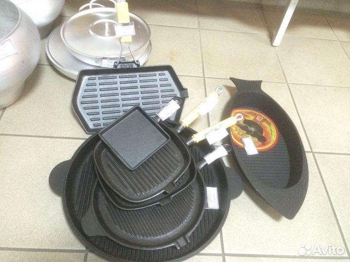 Сковороды чугунные