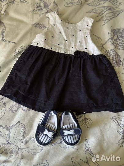 Платье детское нарядное праздничное 1-3 месяца