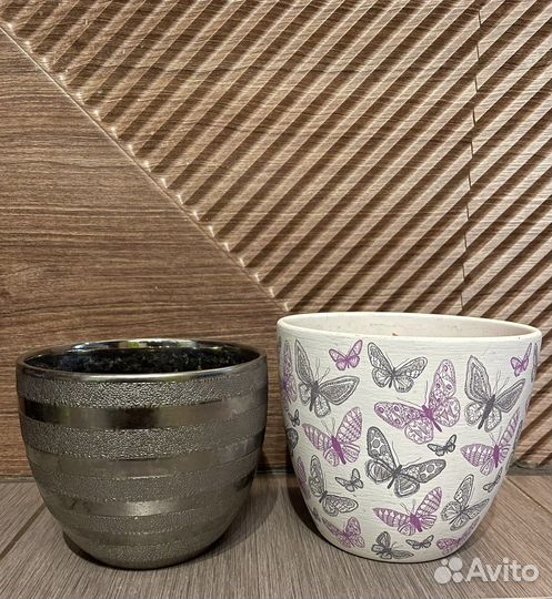 Цветочные горшки IKEA (Икея) керамические