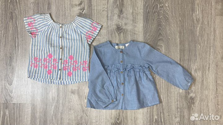 Рубашка zara для девочки