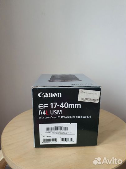 Canon EF 17-40mm f/4L USM