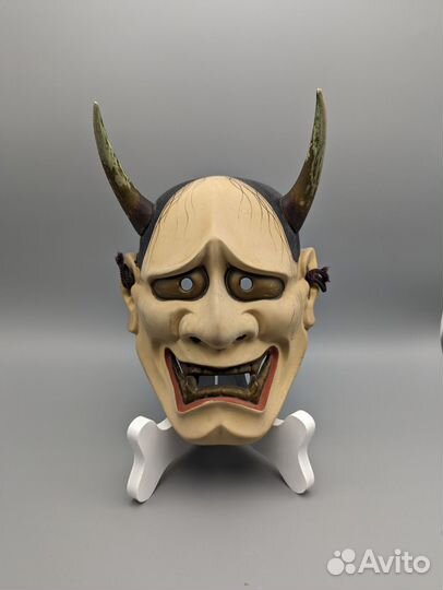 Маска Хання театра Но Япония Винтаж