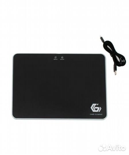 Коврик для мыши игровой Gembird, RGB-подсветка