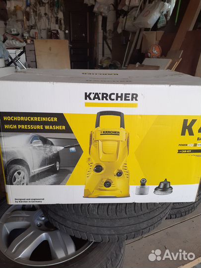Мойка высокого давления karcher к4 и мотоблок