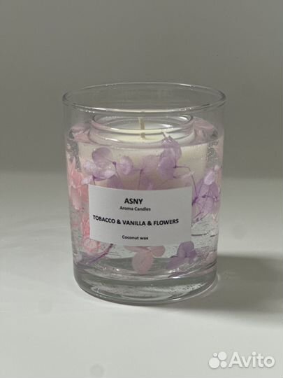 Ароматическая свеча ручной работы