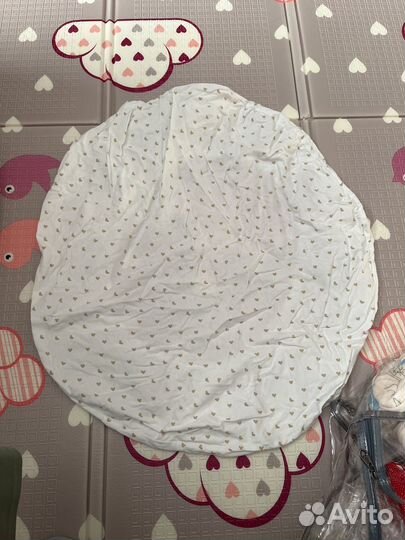 Простынь на резинке круглая