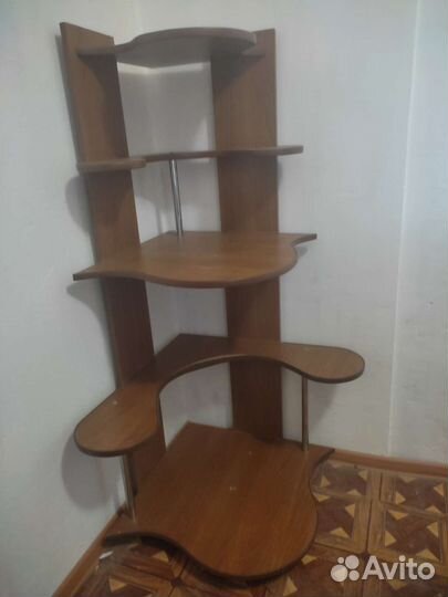 Подставка для цветов напольная деревянная