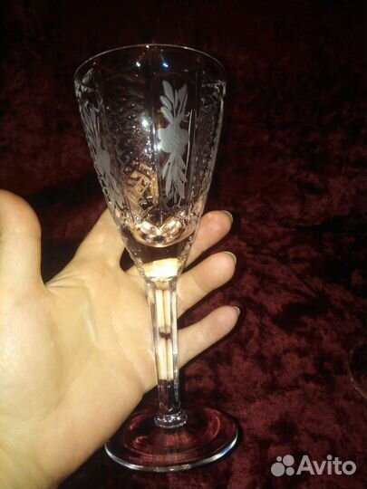 Фужеры, Рюмки хрусталь СССР