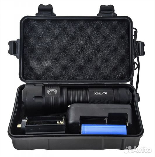 Водонепроницаемый тактический фонарик