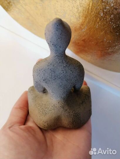 Комплект статуэтка+вазочка для благовоний,керамика