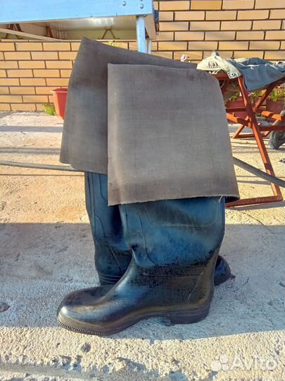 Сапоги резиновые болотные