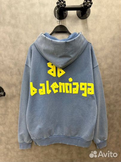 Худи balenciaga скотч оверсайз (коллекция 2024)