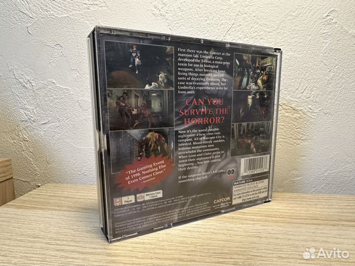 Resident Evil 2 (1998) PSone ntsc u/c