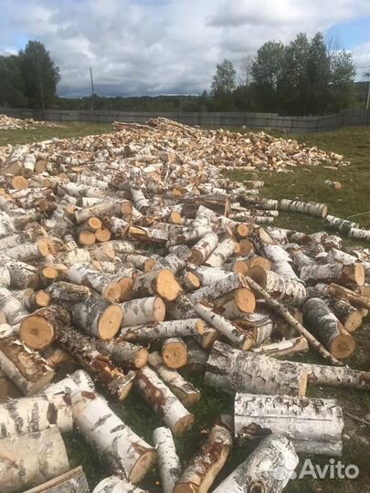 Дрова пиленые, в пачках