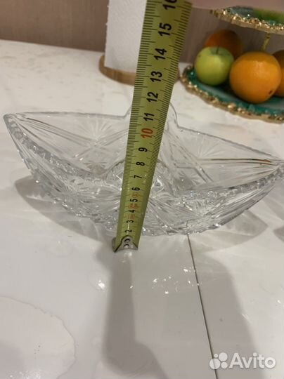 Конфетница СССР хрусталь