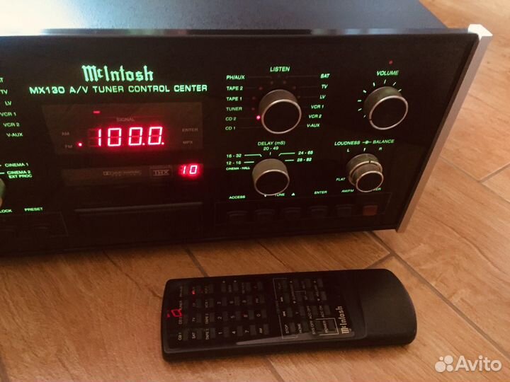 Mcintosh mх 130 предварительный усилитель