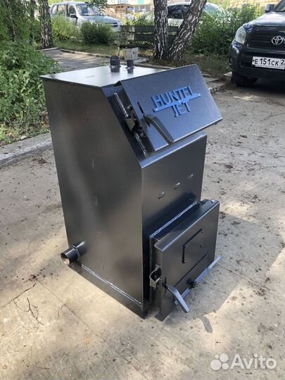 Твердотопливный котёл с увеличенной топкой