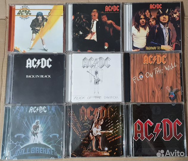 CD AC/DC & Geordie (11 дисков)