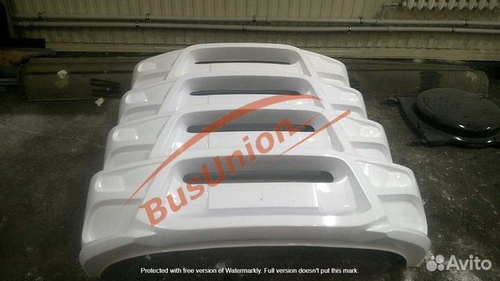 Накладка на передний бампер для Мерседес Спринтер