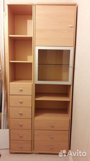 Полка; 2 шкафа; стол компьютерный