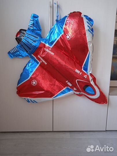 Шар фольгированный самолёт 70*80