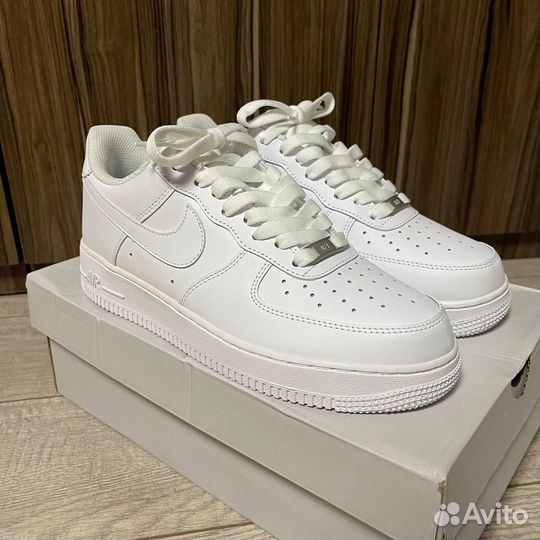 Кроссовки Nike air force 1 '07 white оригинал