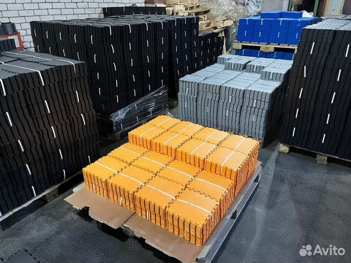 Модульная плитка пвх для гаража