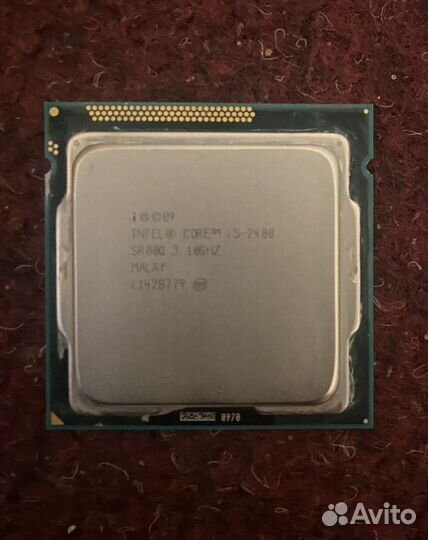 Процессор i5 2400 3.1MHz