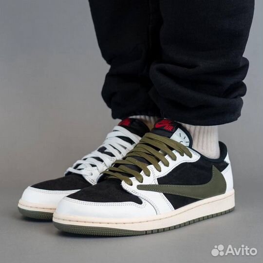 Кроссовки мужские Nike air Jordan 1 Travis Scott