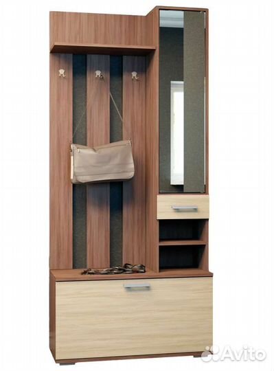 Прихожая Ника Вешалка с зеркалом вз910