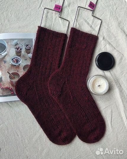Носки вязаные женские, 37-38 размер